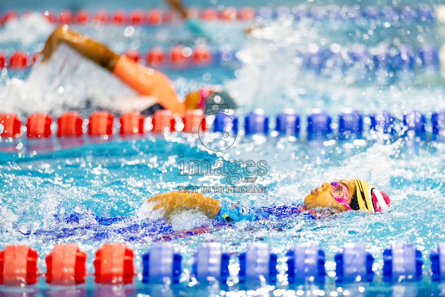 Day 2 of BML 6th National Kids Swimming Kids Festival 2025 held in Hulhumale', Maldives on Tuesday, 4th November 2024. Photos: Hassan Simah / images.mv