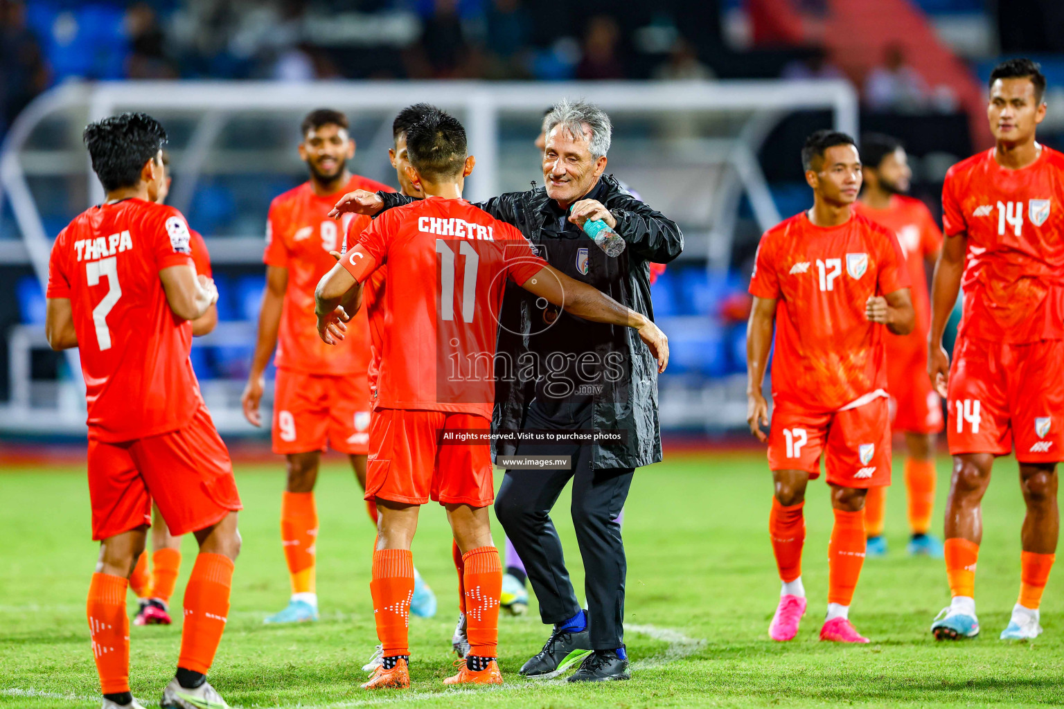 Nepal vs India in SAFF Championship 2023 held in Sree Kanteerava Stadium, Bengaluru, India, on Saturday, 24th June 2023. Photos: Hassan Simah / images.mv