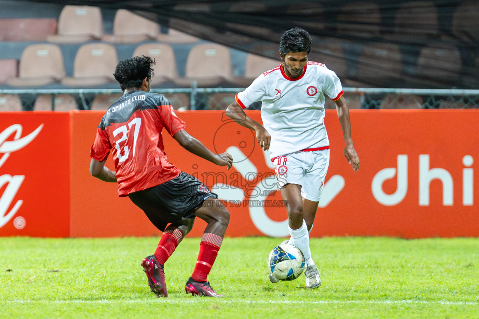 TC Sports Club vs Buru Sports Club in Under 19 Youth Championship 2024 was held at National Stadium in Male', Maldives on Wednesday, 12th June 2024. Photos: Mohamed Mahfooz Moosa / images.mv