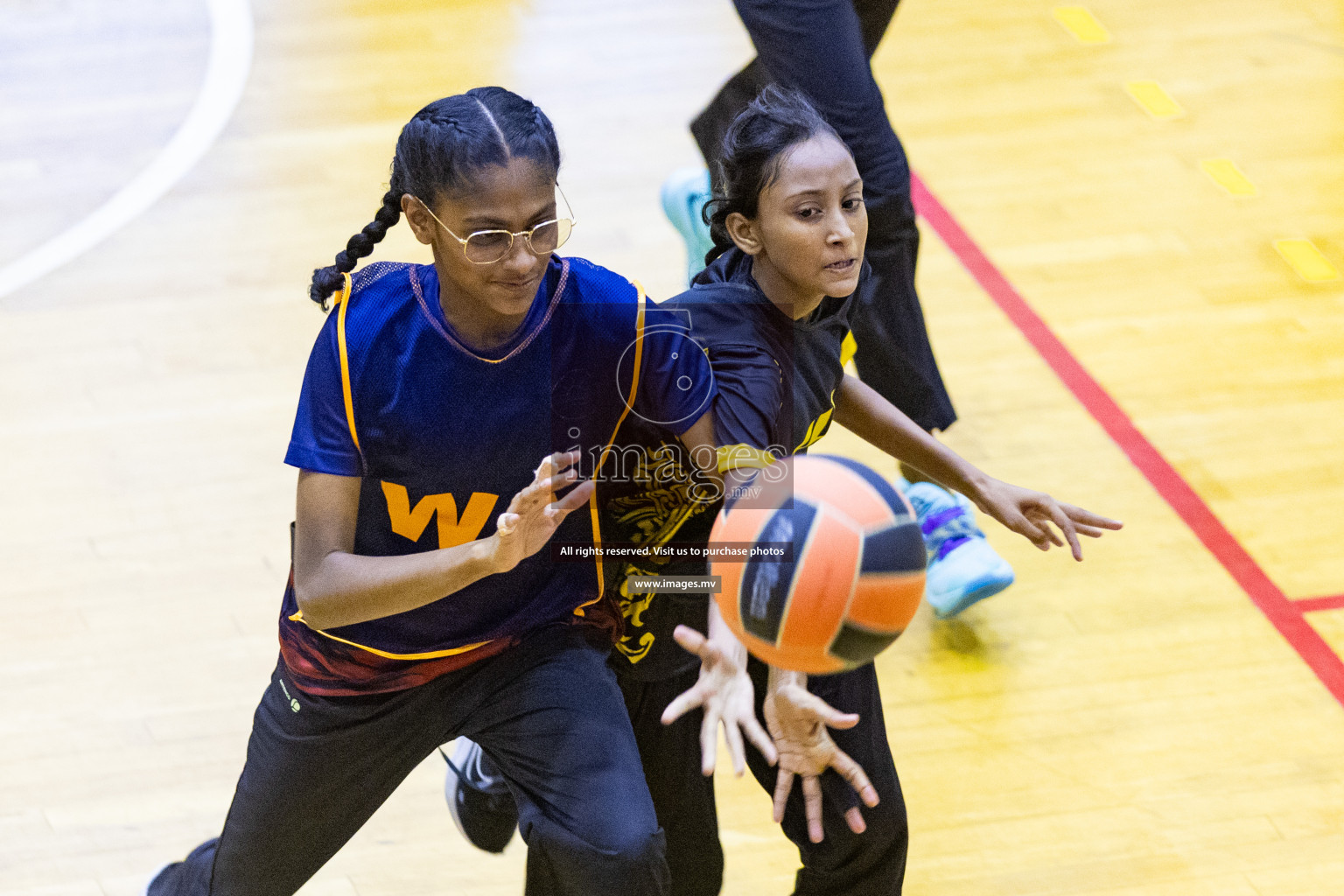 Day2 of 24th Interschool Netball Tournament 2023 was held in Social Center, Male', Maldives on 28th October 2023. Photos: Nausham Waheed / images.mv