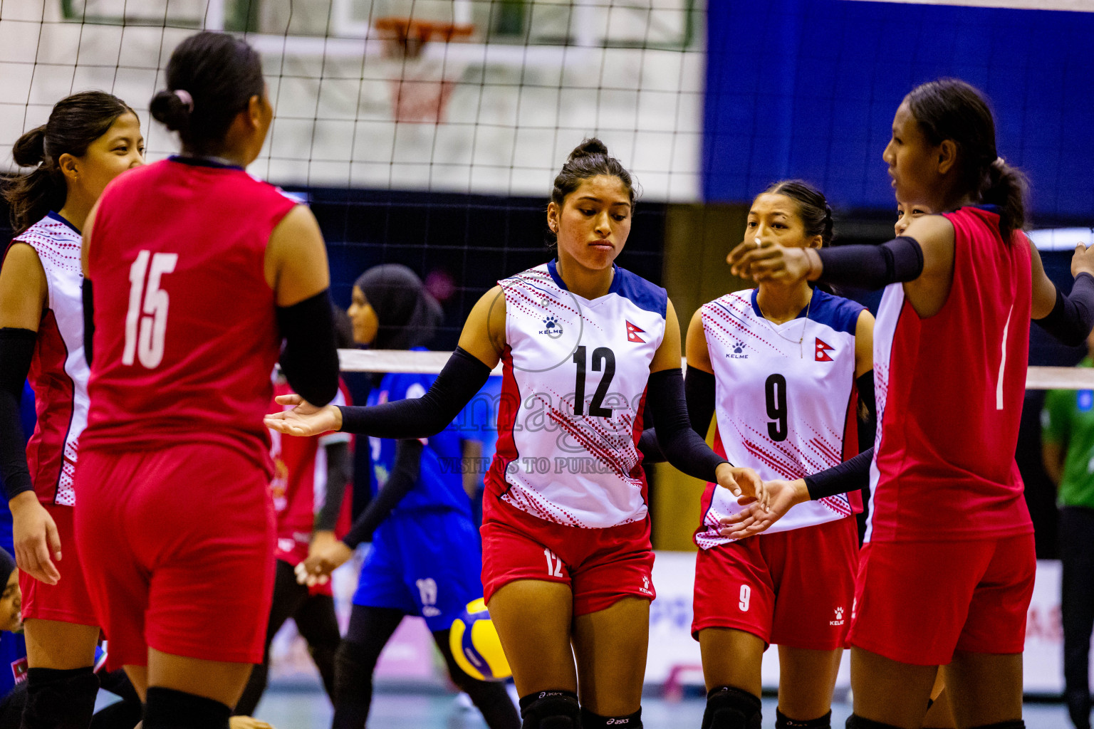 Nepal vs Maldives in Third Place Match of CAVA U20 Woman's Volleyball Championship 2024 was held in Social Center, Male', Maldives on 23rd July 2024. Photos: Nausham Waheed / images.mv