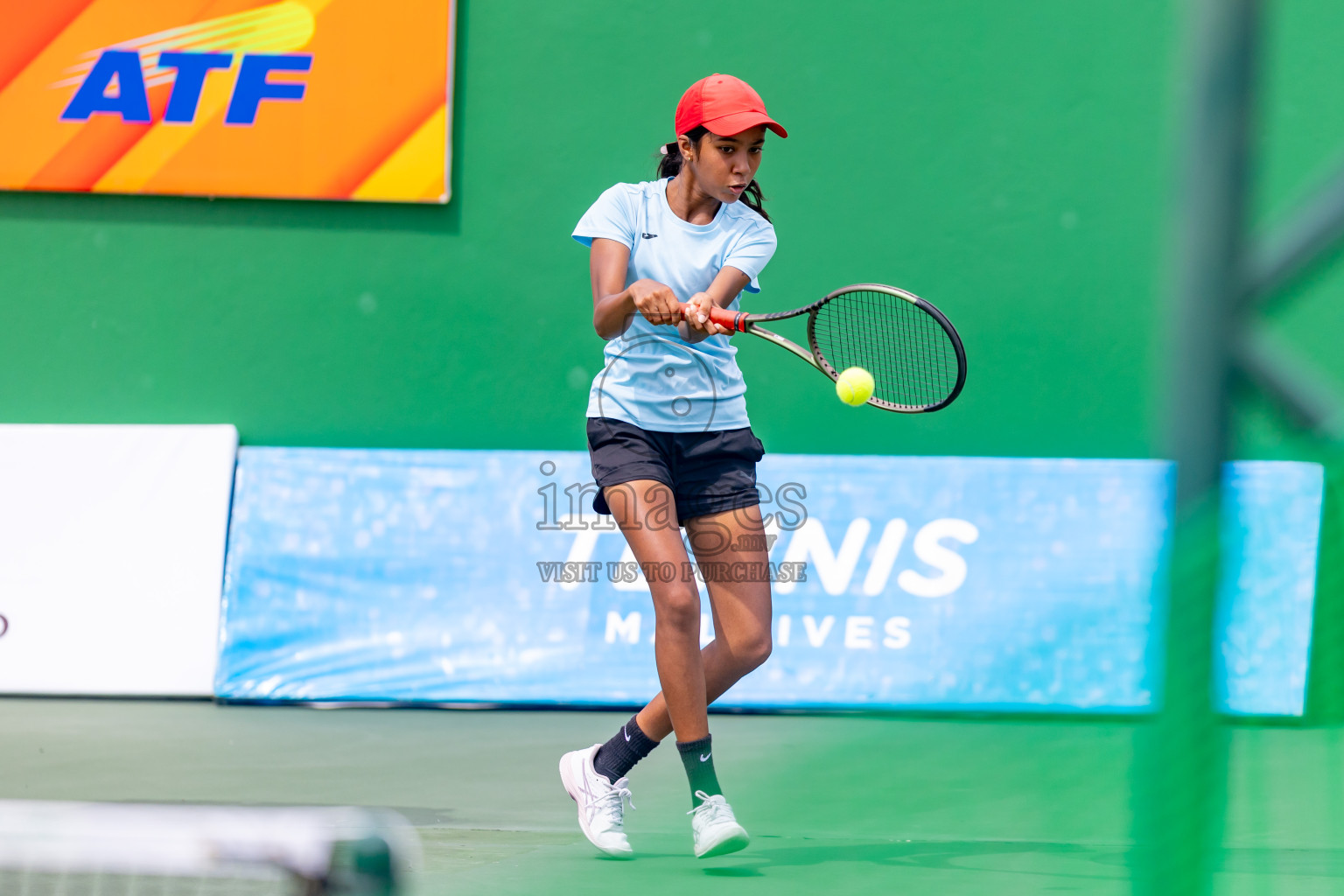 Day 7 of ATF Maldives Junior Open Tennis was held in Male' Tennis Court, Male', Maldives on Wednesday, 18th December 2024. Photos: Nausham Waheed/ images.mv