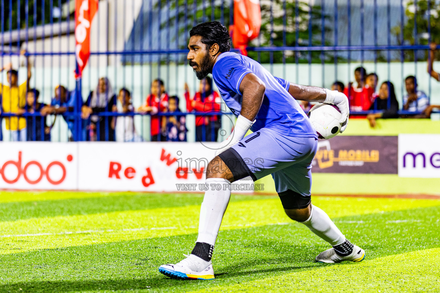 United V vs CC Sports Club in Semi Final of Eydhafushi Futsal Cup 2024 was held on Monday , 15th April 2024, in B Eydhafushi, Maldives Photos: Nausham Waheed / images.mv