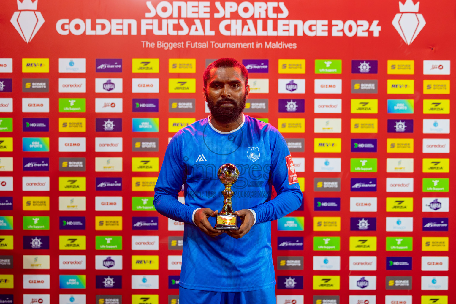 R Alifushi vs Sh Kanditheemu on Day 33 of Golden Futsal Challenge 2024, held on Sunday, 18th February 2024, in Hulhumale', Maldives Photos: Mohamed Mahfooz Moosa / images.mv