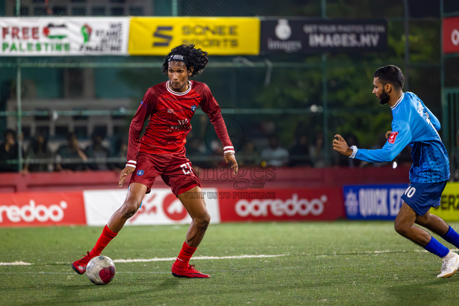 GA Dhevvadhoo vs GA Gemanafushi in Day 24 of Golden Futsal Challenge 2024 was held on Wednesday , 7th February 2024 in Hulhumale', Maldives
Photos: Ismail Thoriq / images.mv