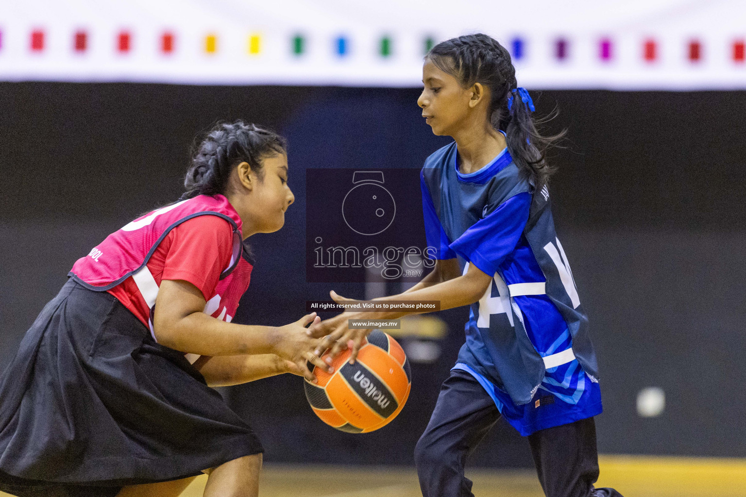 Day7 of 24th Interschool Netball Tournament 2023 was held in Social Center, Male', Maldives on 2nd November 2023. Photos: Nausham Waheed / images.mv