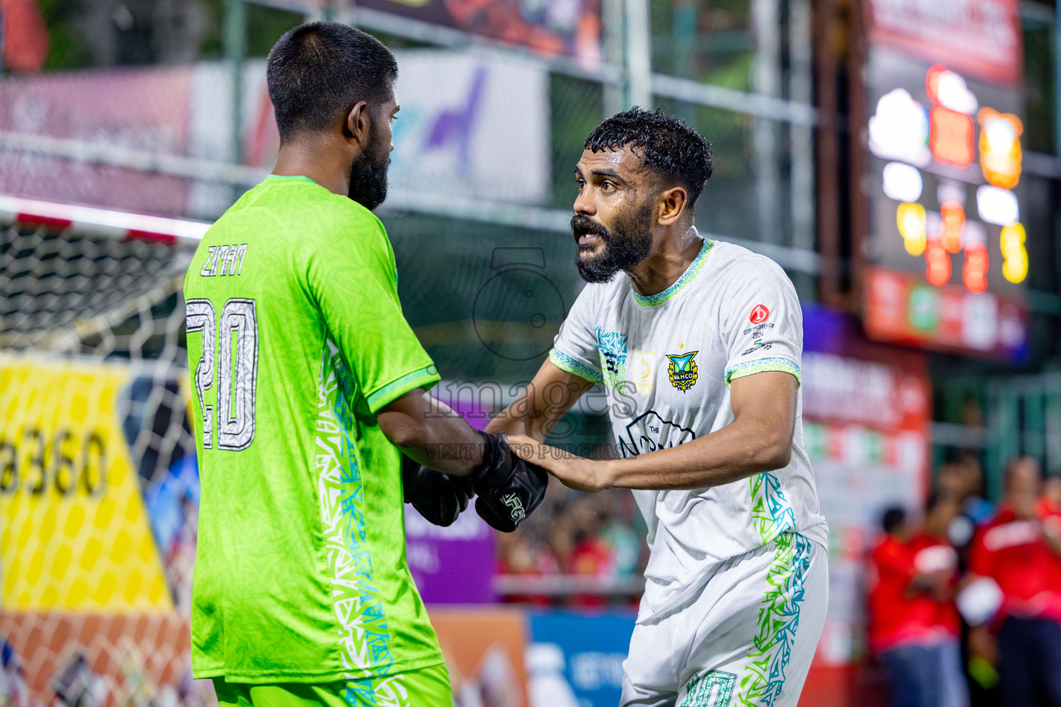 STO RC vs Club WAMCO in Round of 16 of Club Maldives Cup 2024 held in Rehendi Futsal Ground, Hulhumale', Maldives on Monday, 7th October 2024. Photos: Nausham Waheed / images.mv