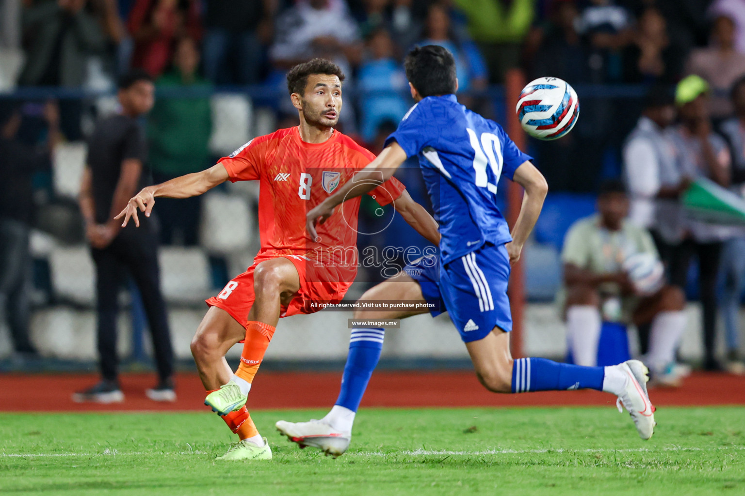 Kuwait vs India in the Final of SAFF Championship 2023 held in Sree Kanteerava Stadium, Bengaluru, India, on Tuesday, 4th July 2023. Photos: Nausham Waheed / images.mv