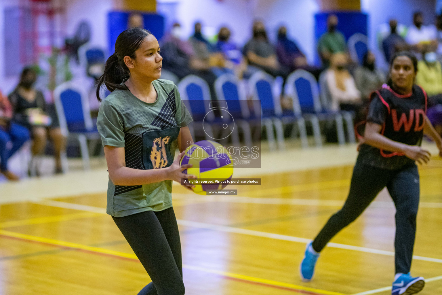 Kulhudhuffushi Youth & R.C vs Club Green Streets in the Finals of Milo National Netball Tournament 2021 (Women's) held on 5th December 2021 in Male', Maldives Photos: Ismail Thoriq / images.mv