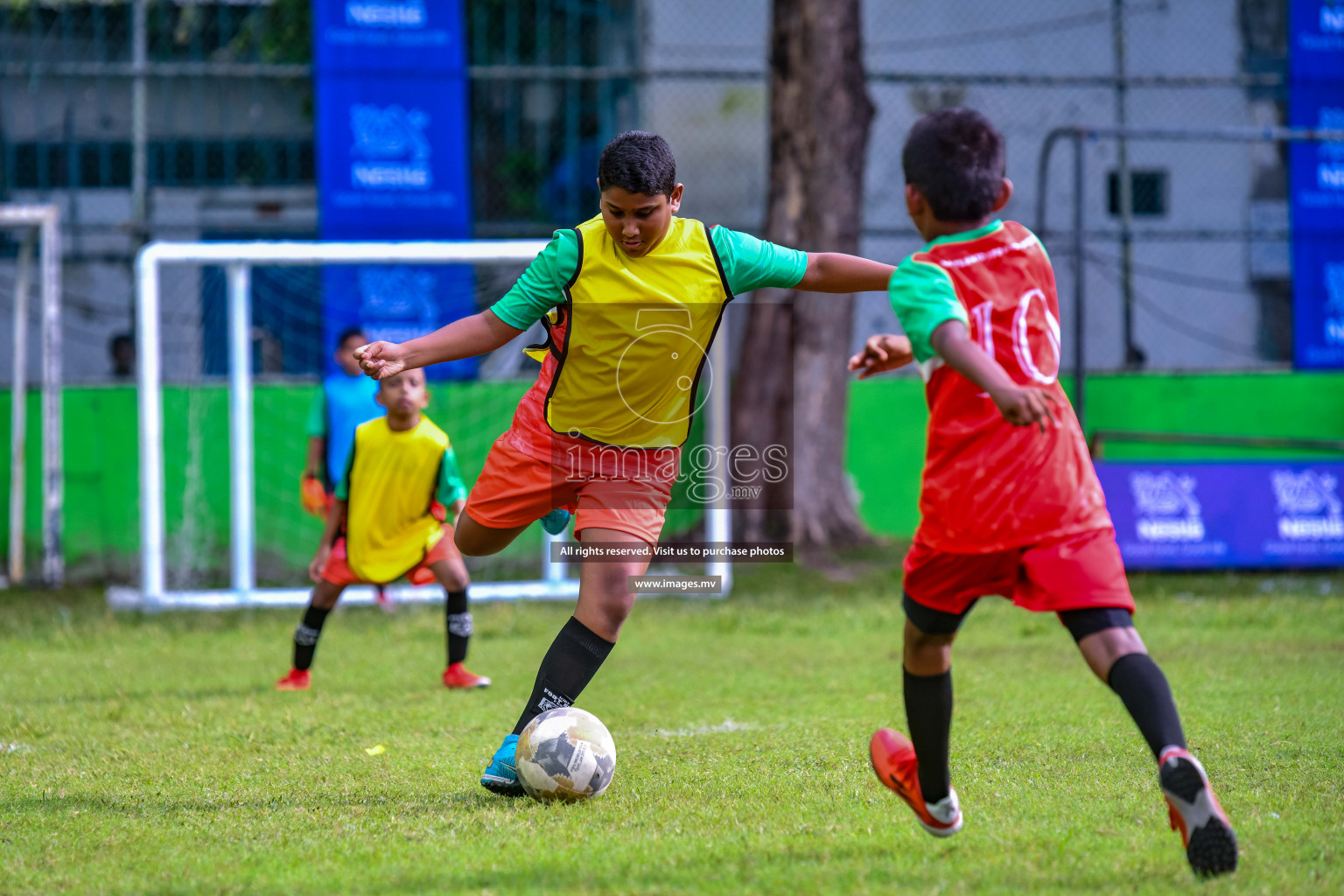 Day 1 of Milo Kids Football Fiesta 2022 was held in Male', Maldives on 19th October 2022. Photos: Nausham Waheed/ images.mv