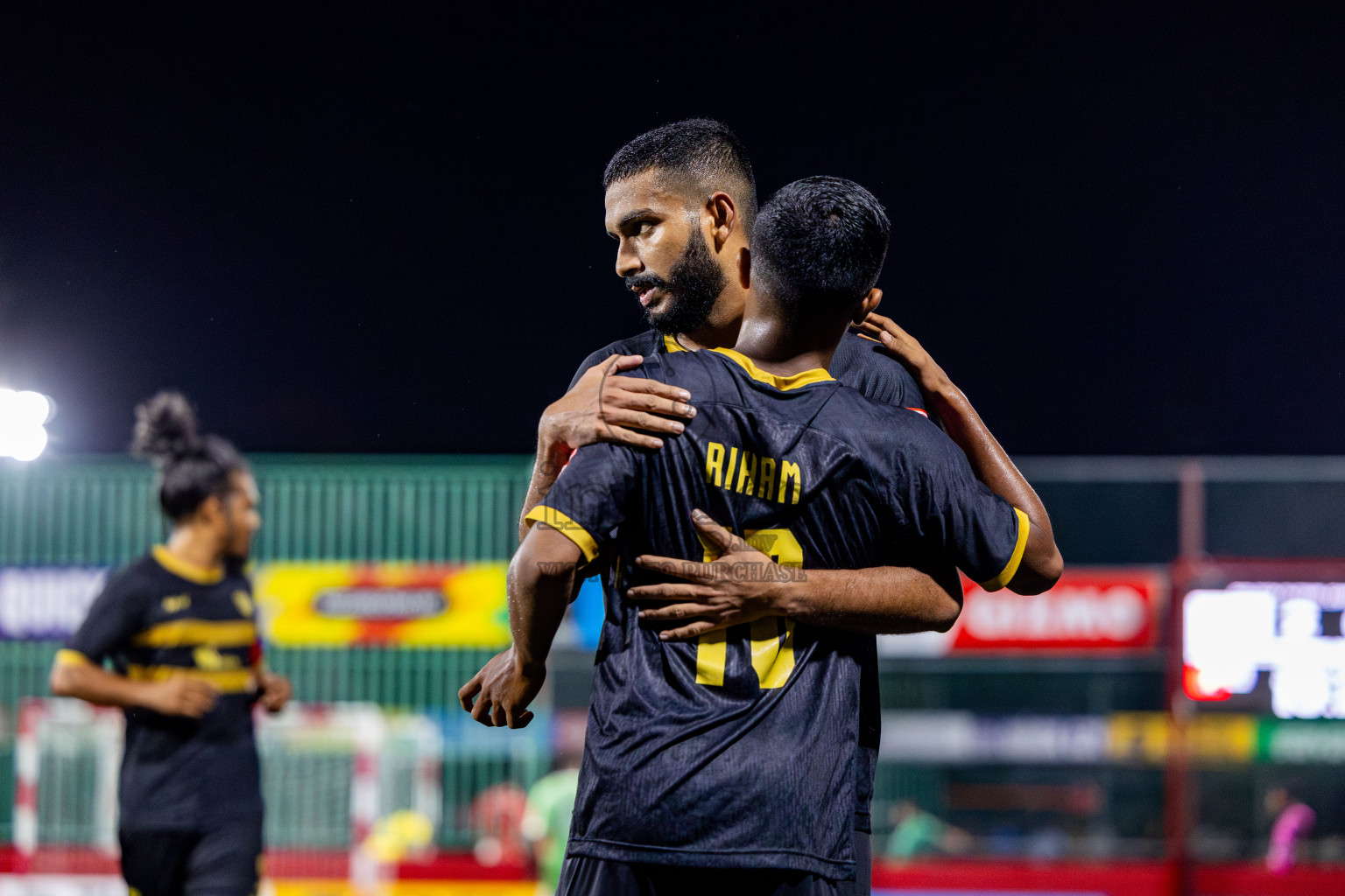 HA Utheem VS HA Ihavandhoo in Day 9 of Golden Futsal Challenge 2025 was held on Monday, 13th January 2025, in Hulhumale', Maldives Photos: Nausham Waheed , Ismail Thoriq / images.mv
