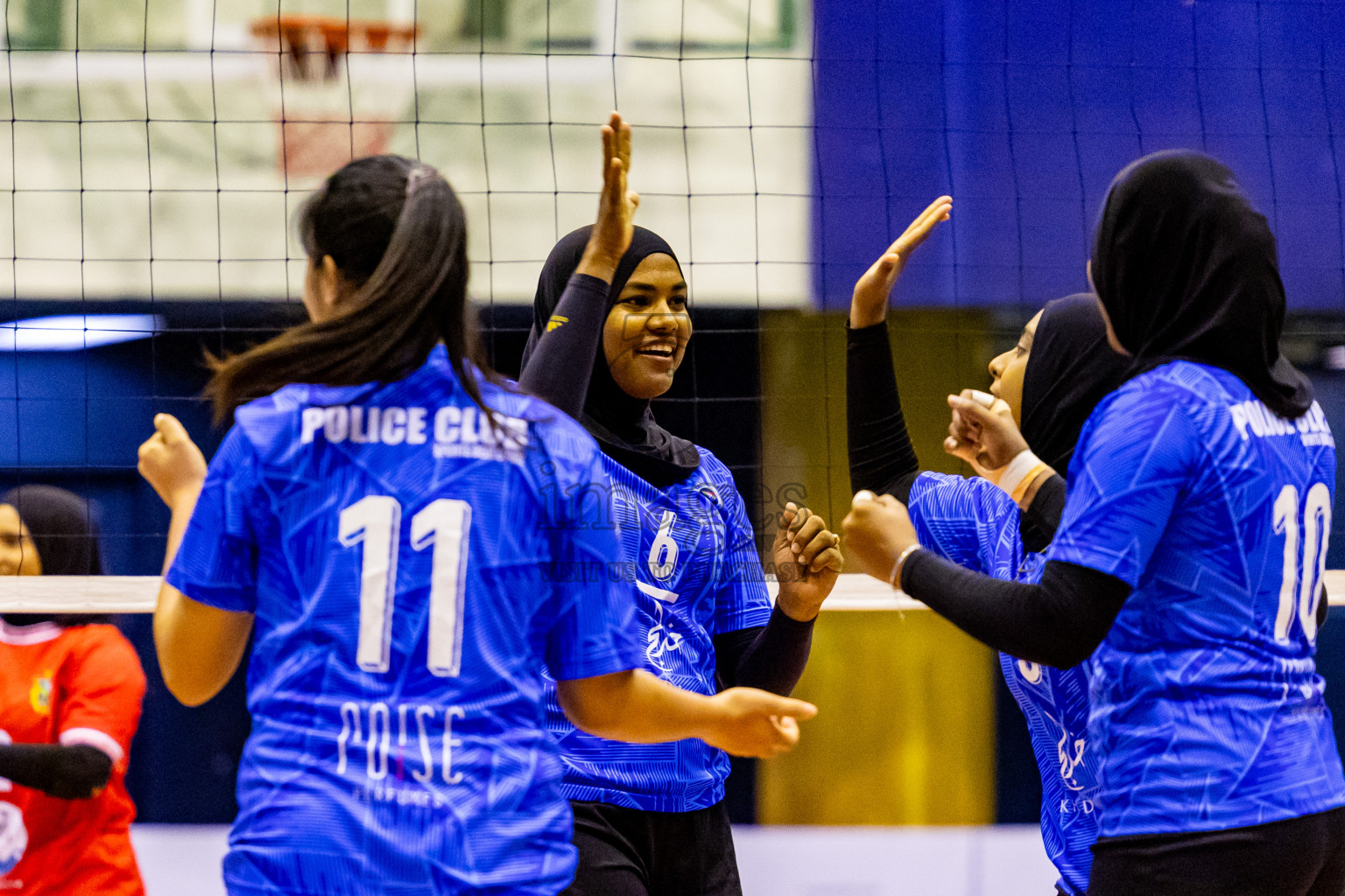 Club WAMCO vs Police Club in the final of National Volleyball Championship 2024 (women's division) was held in Social Center Indoor Hall on Thursday, 24th October 2024. Photos: Nausham Waheed/ images.mv