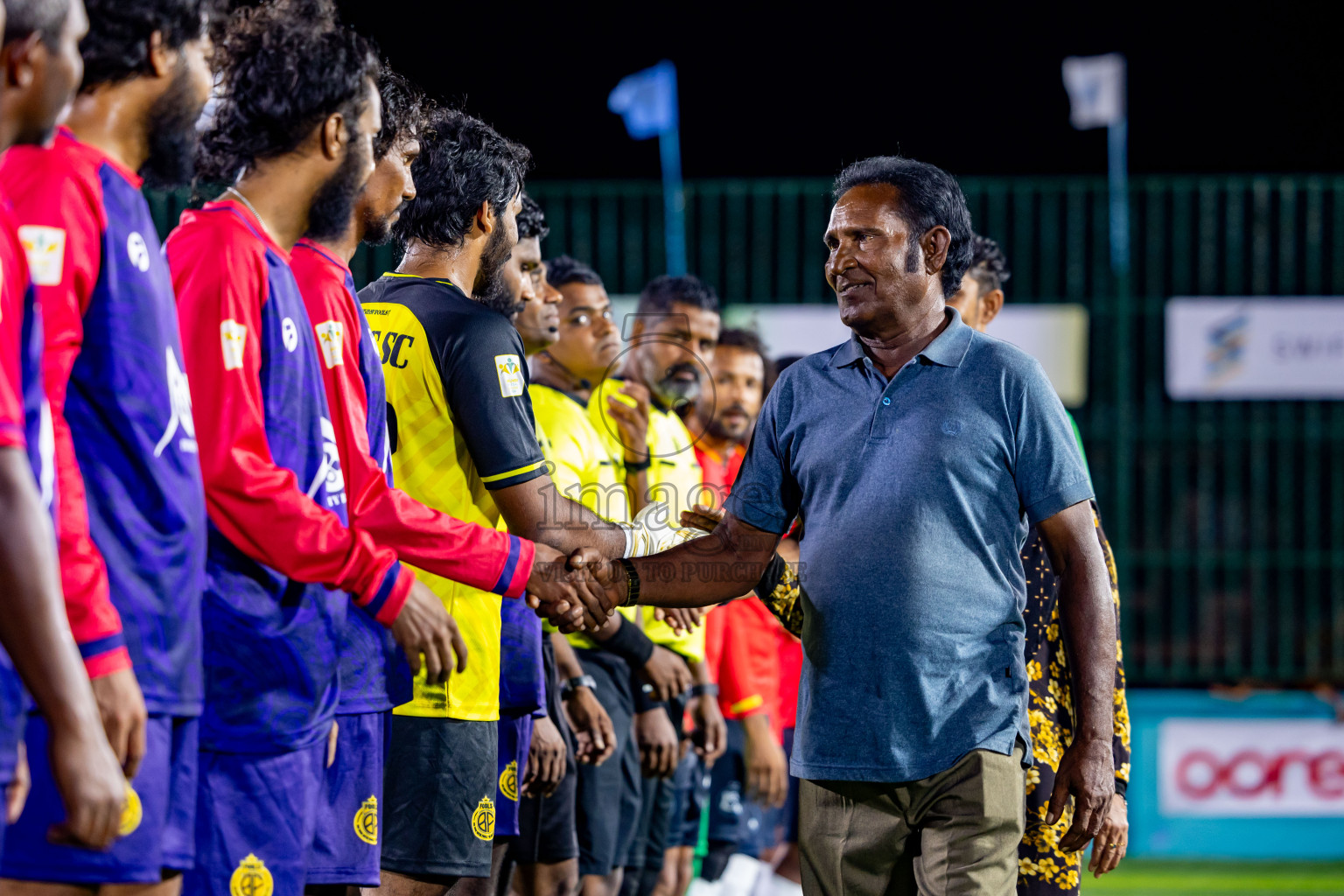 Fools SC vs Kovigoani in Day 1 of Laamehi Dhiggaru Ekuveri Futsal Challenge 2024 was held on Friday, 26th July 2024, at Dhiggaru Futsal Ground, Dhiggaru, Maldives Photos: Nausham Waheed / images.mv