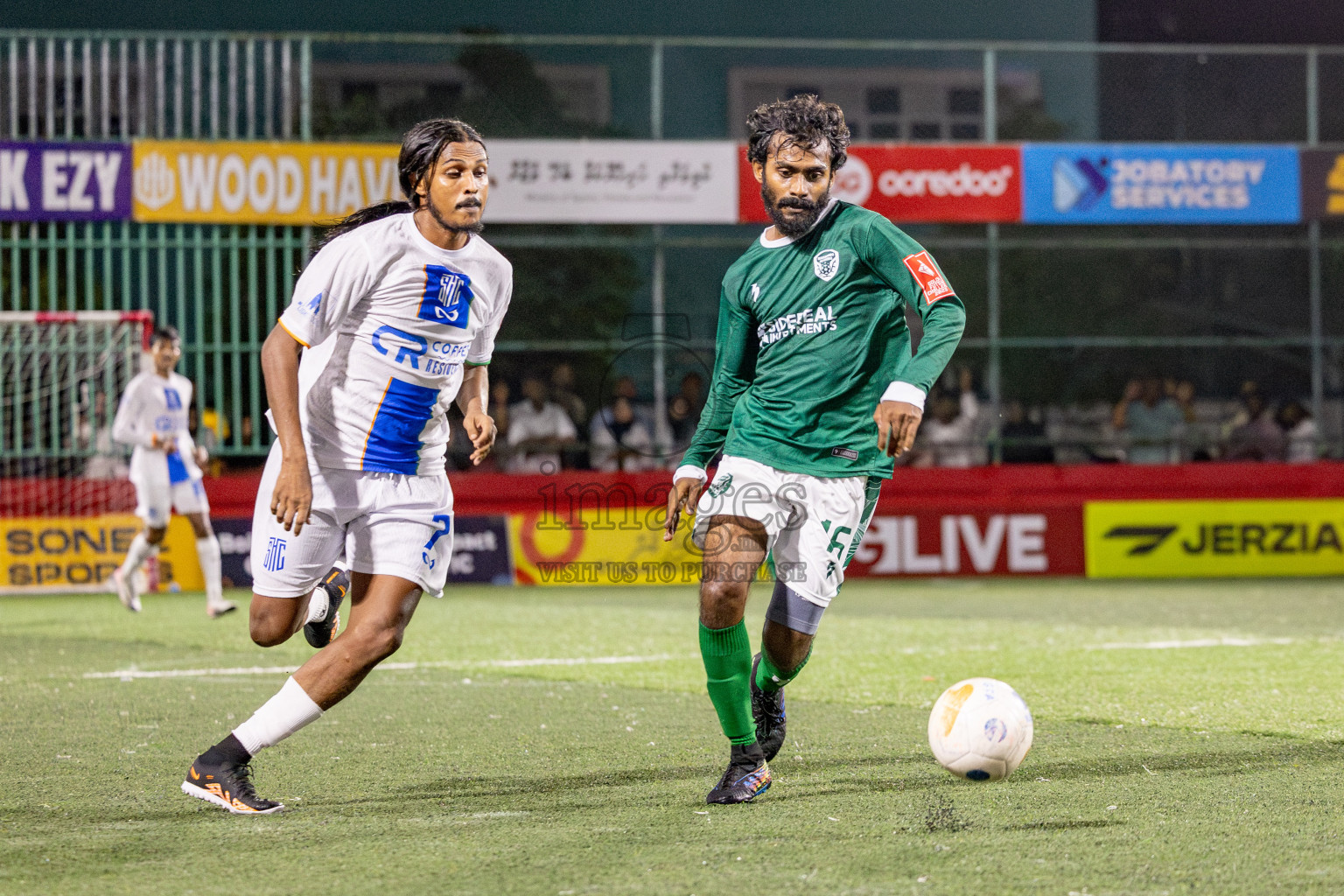 S Hithadhoo VS S MaradhooFeydhoo Atoll Round Semi-Final on Day 20 of Golden Futsal Challenge 2025 was held on Friday, 24 January 2025, in Hulhumale', Maldives. 
Photos: Hassan Simah / images.mv