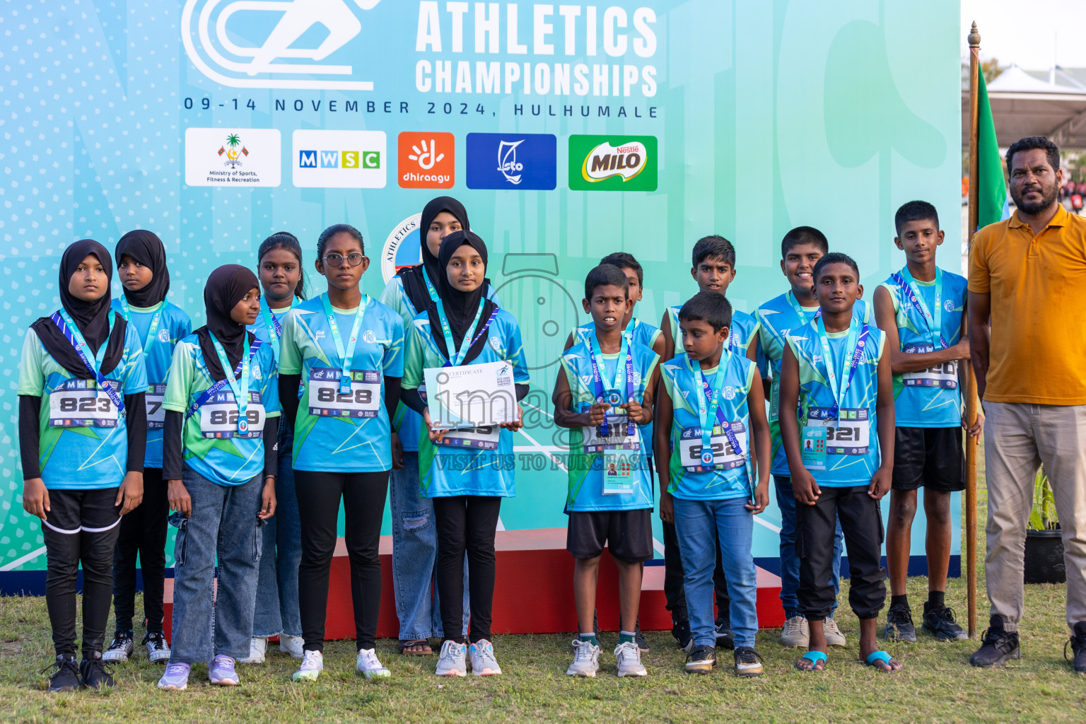 MWSC Interschool Athletics Championships 2024 - Day 3
Day 3 of MWSC Interschool Athletics Championships 2024 held in Hulhumale Running Track, Hulhumale, Maldives on Monday, 11th November 2024. Photos by: Ismail Thoriq / Images.mv