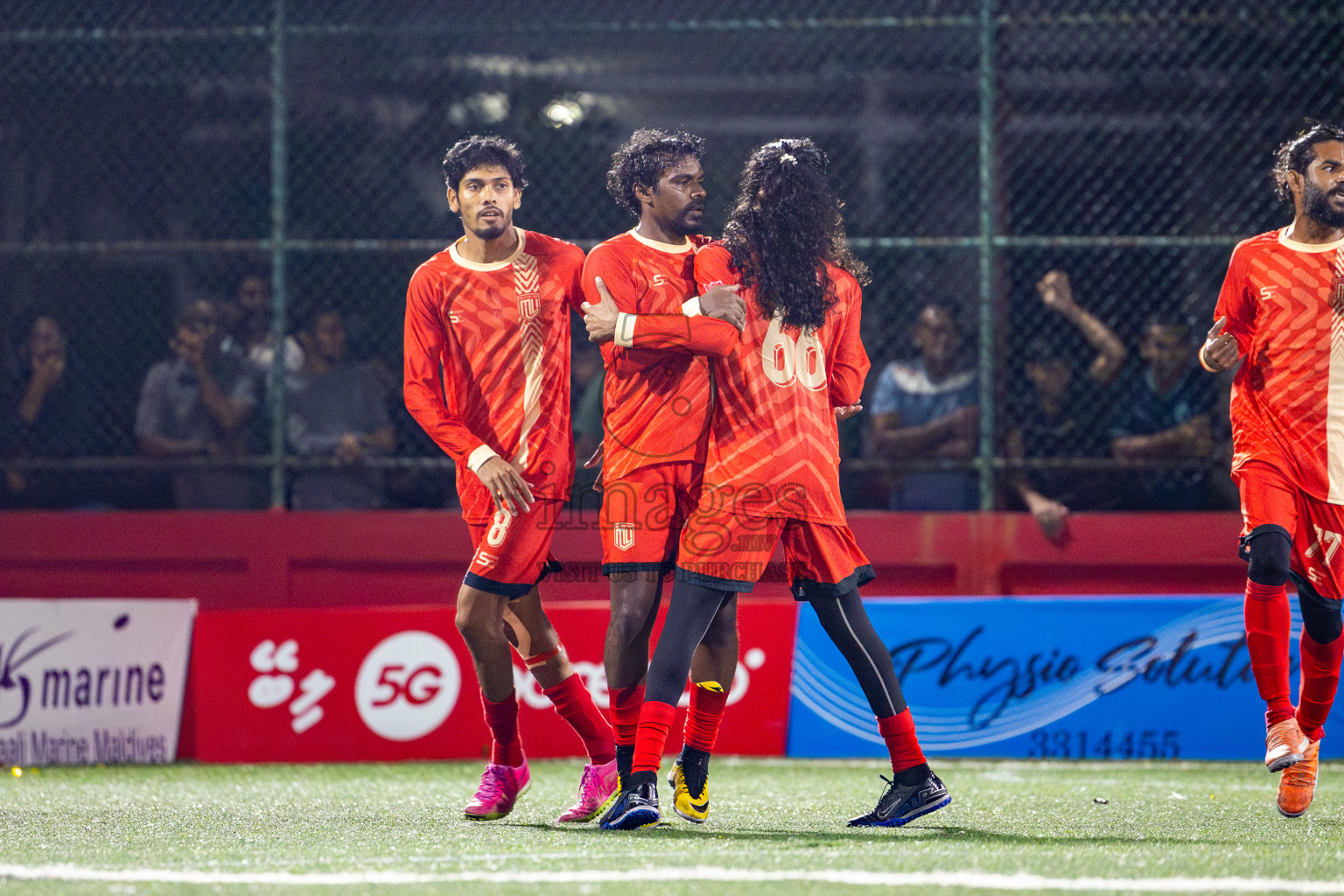M Dhiggaru vs M Muli in Day 21 of Golden Futsal Challenge 2025 was held on Saturday , 25th January 2025, in Hulhumale', Maldives. Photos: Nausham Waheed / images.mv