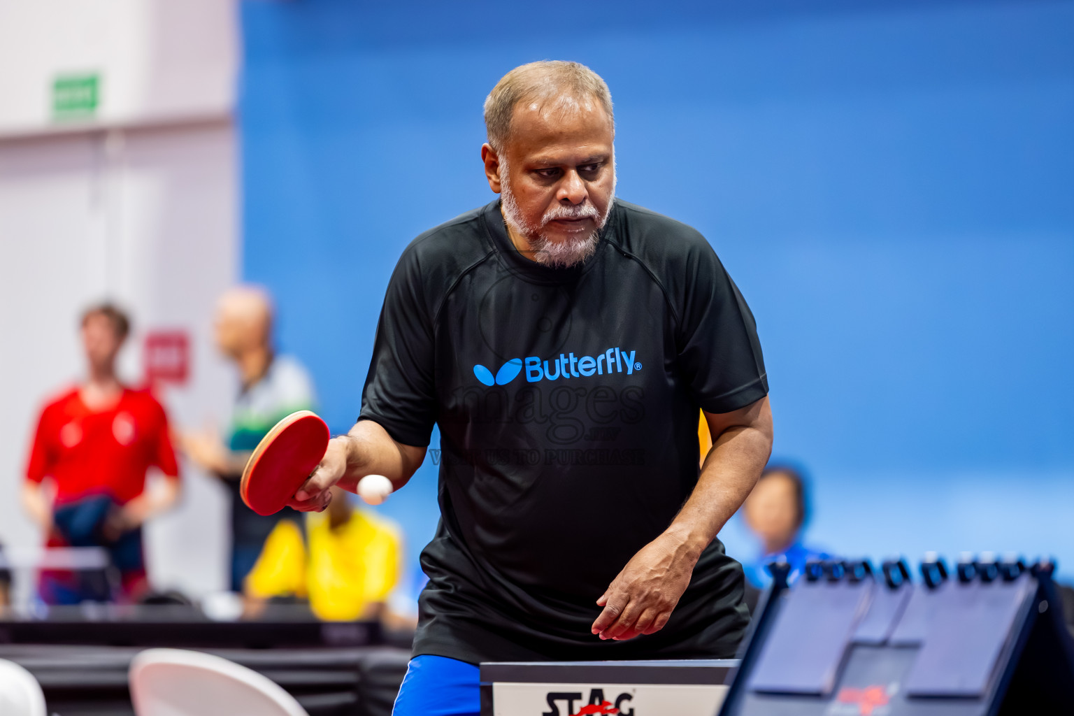 Day 1 of 1st Thoddoo Masters Table Tennis Tournament was held on Thursday, 21st August 2025 in AA Thoddoo, Maldives. Photos: Nausham Waheed / images.mv