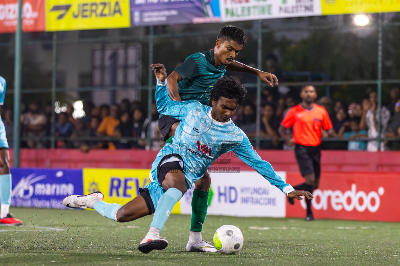 HA Hoarafushi vs HA Dhidhdhoo in Day 9 of Golden Futsal Challenge 2024 was held on Tuesday, 23rd January 2024, in Hulhumale', Maldives
Photos: Ismail Thoriq / images.mv