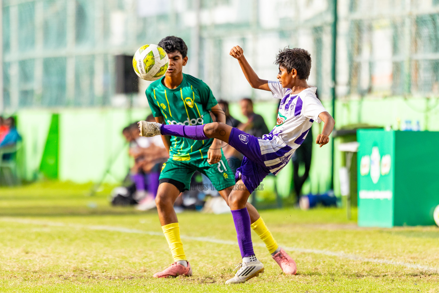 Day 5 of MILO Academy Championship 2025 (U14) was held on Monday, 3rd November 2025 at Henveiru Football Grounds, Male', Maldives . 

Photos: Mohamed Mahfooz Moosa / images.mv