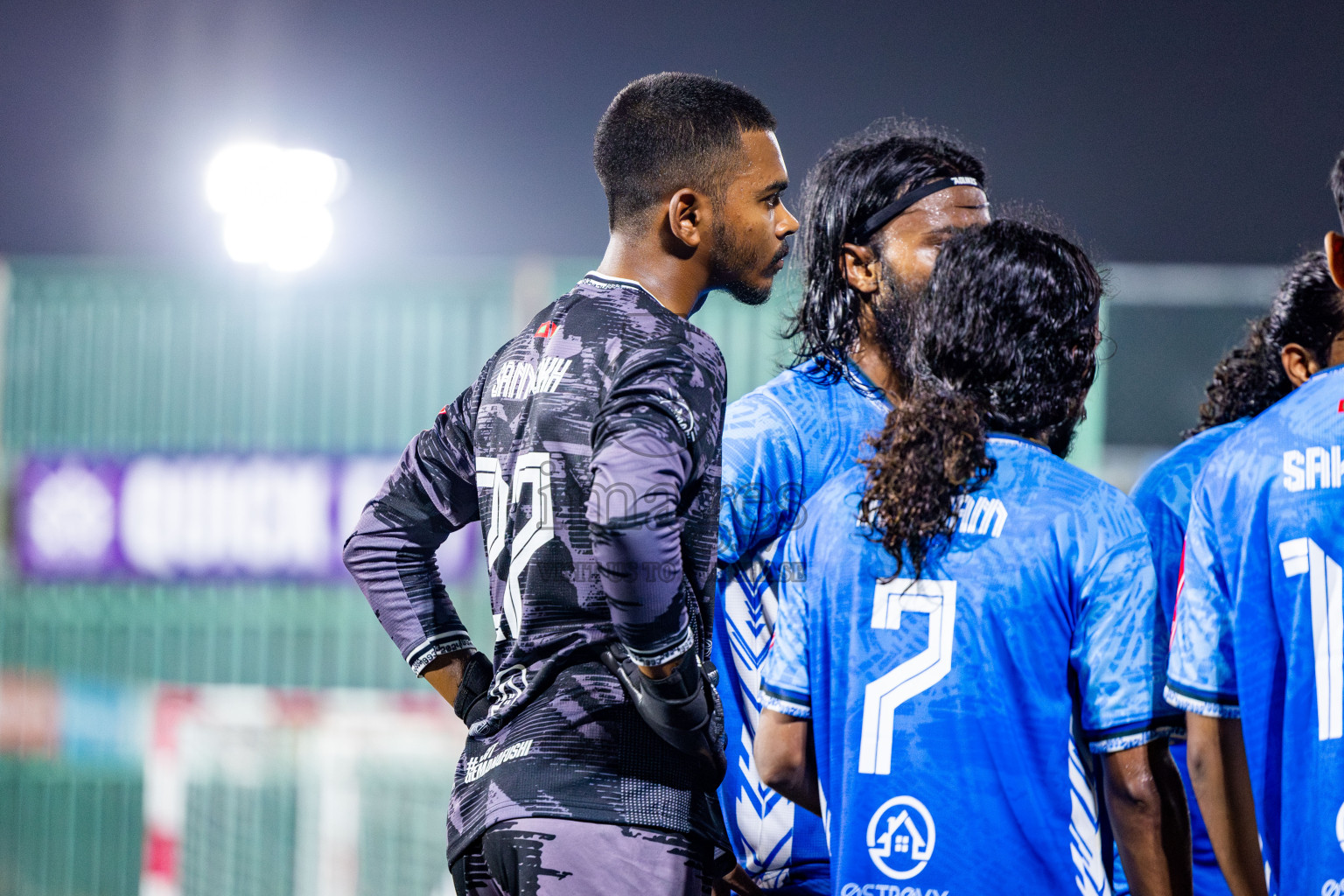 GA Gemanafushi VS GA Nilandhoo in Day 8 of Golden Futsal Challenge 2025 was held on Sunday, 12th January 2025, in Hulhumale', Maldives Photos: Nausham Waheed , Ismail Thoriq / images.mv