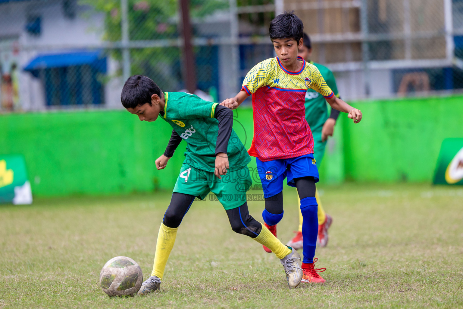 Day 1 of MILO Academy Championship 2024 - U12 was held at Henveiru Grounds in Male', Maldives on Thursday, 4th July 2024. Photos: Shuu Abdul Sattar / images.mv