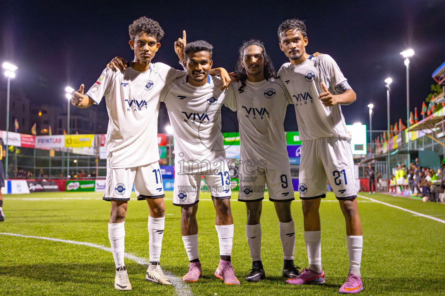 ARENA HOTELS vs CLUB RCC in Semi Finals of Milo Sector League 2025 was held in Rehendhi Futsal Ground, Hulhumale', Maldives on Saturday, 15th November 2025. Photos: Aeef Adam / images.mv