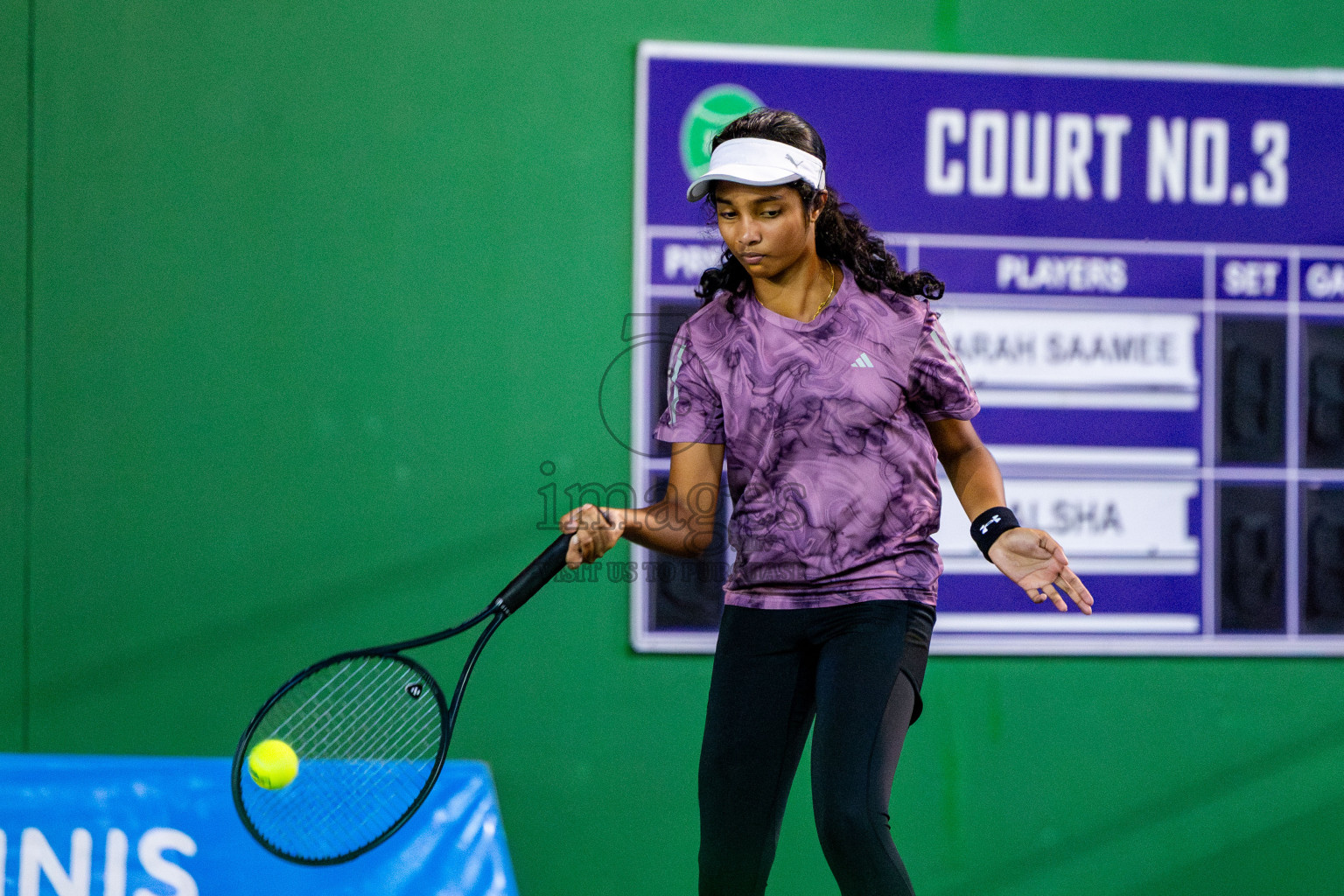 Day 6 of ATF Maldives Junior Open Tennis was held in Male' Tennis Court, Male', Maldives on Tuesday, 17th December 2024. Photos: Nausham Waheed/ images.mv