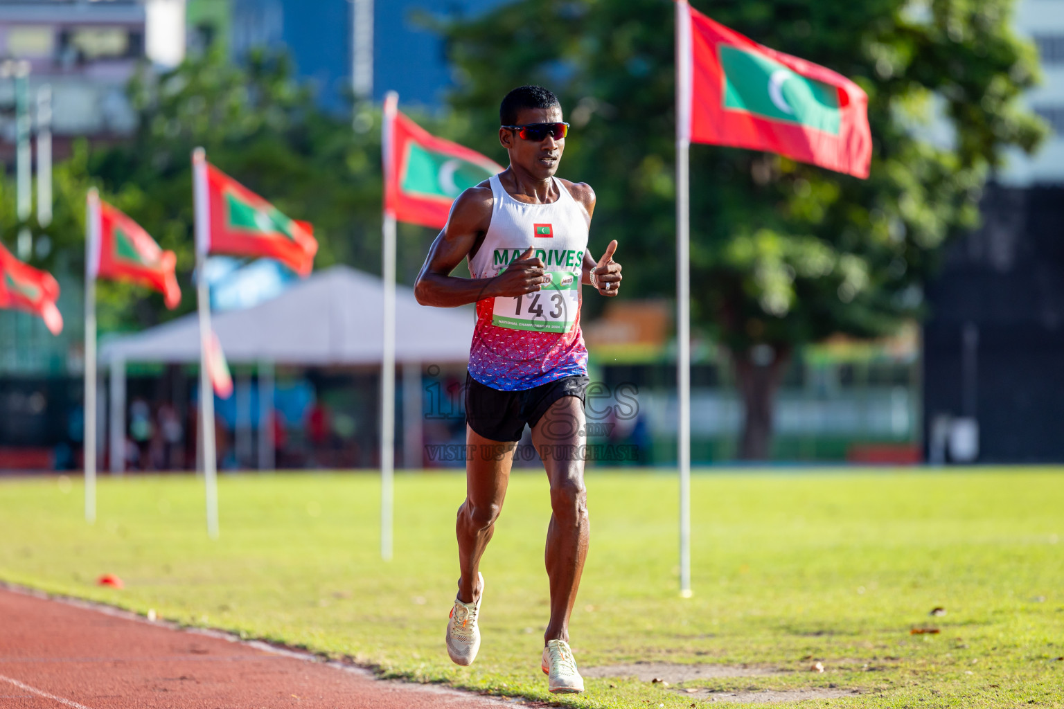 Day 1 of 33rd National Athletics Championship was held in Ekuveni Track at Male', Maldives on Thursday, 5th September 2024. Photos: Nausham Waheed / images.mv