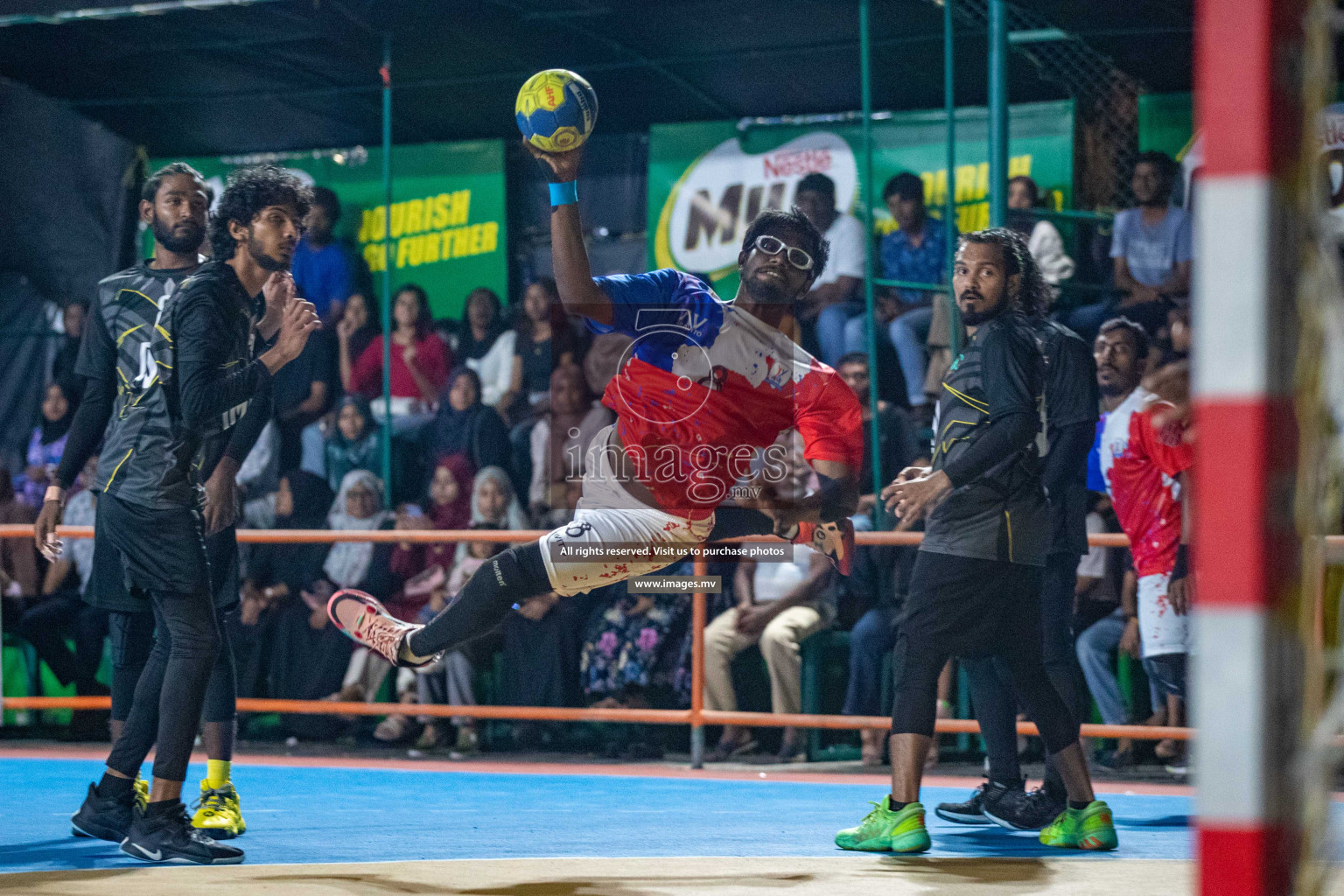 Day 8 of 6th MILO Handball Maldives Championship 2023, held in Handball ground, Male', Maldives on 27th May 2023 Photos: Nausham Waheed/ Images.mv