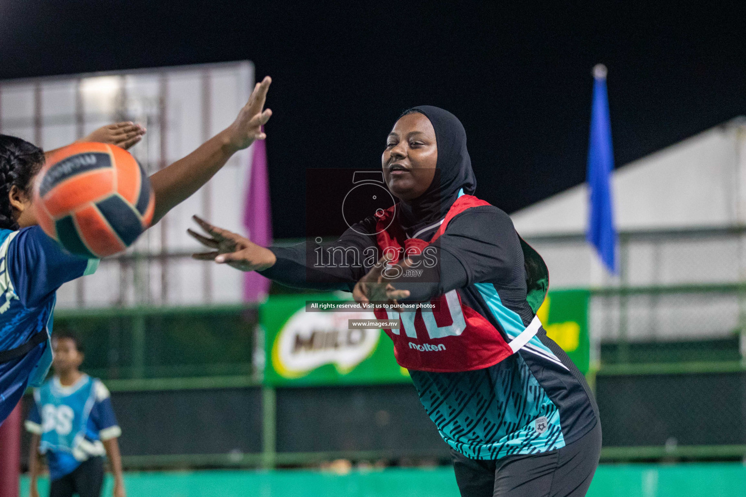 Day 1 of 20th Milo National Netball Tournament 2023, held in Synthetic Netball Court, Male', Maldives on 29th May 2023 Photos: Nausham Waheed/ Images.mv