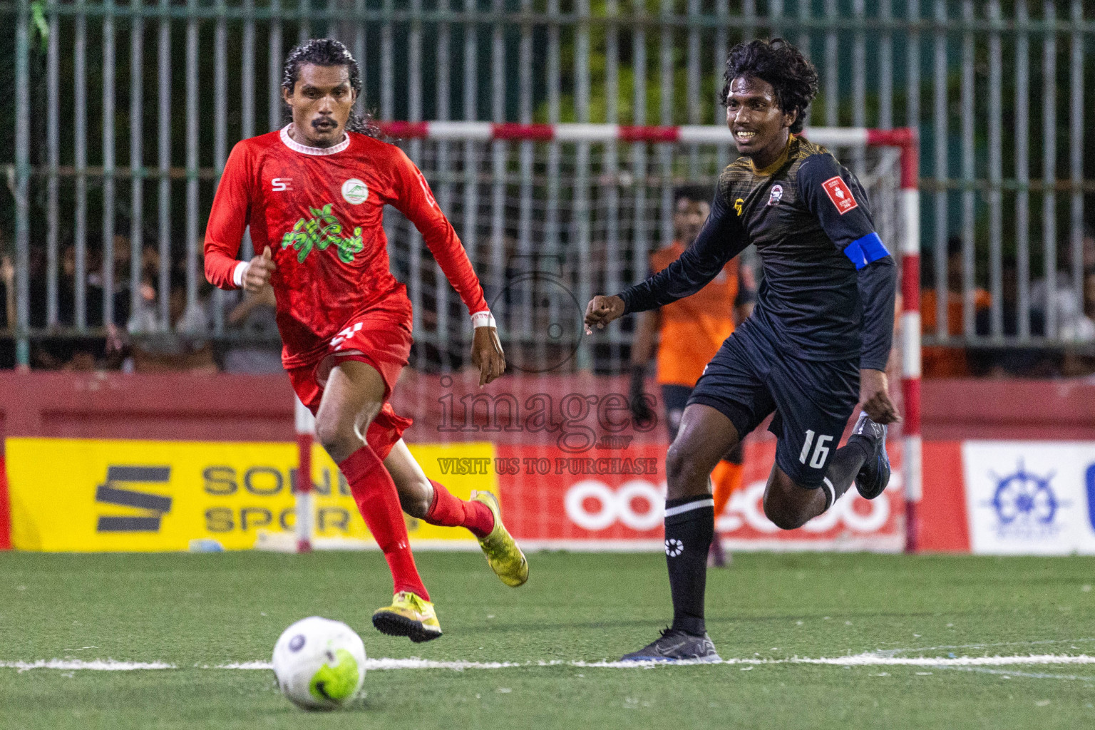 TH Gaadhiffushi  vs TH Omadhoo in Day 3 of Golden Futsal Challenge 2024 was held on Wednesday, 17th January 2024, in Hulhumale', Maldives Photos: Nausham Waheed / images.mv