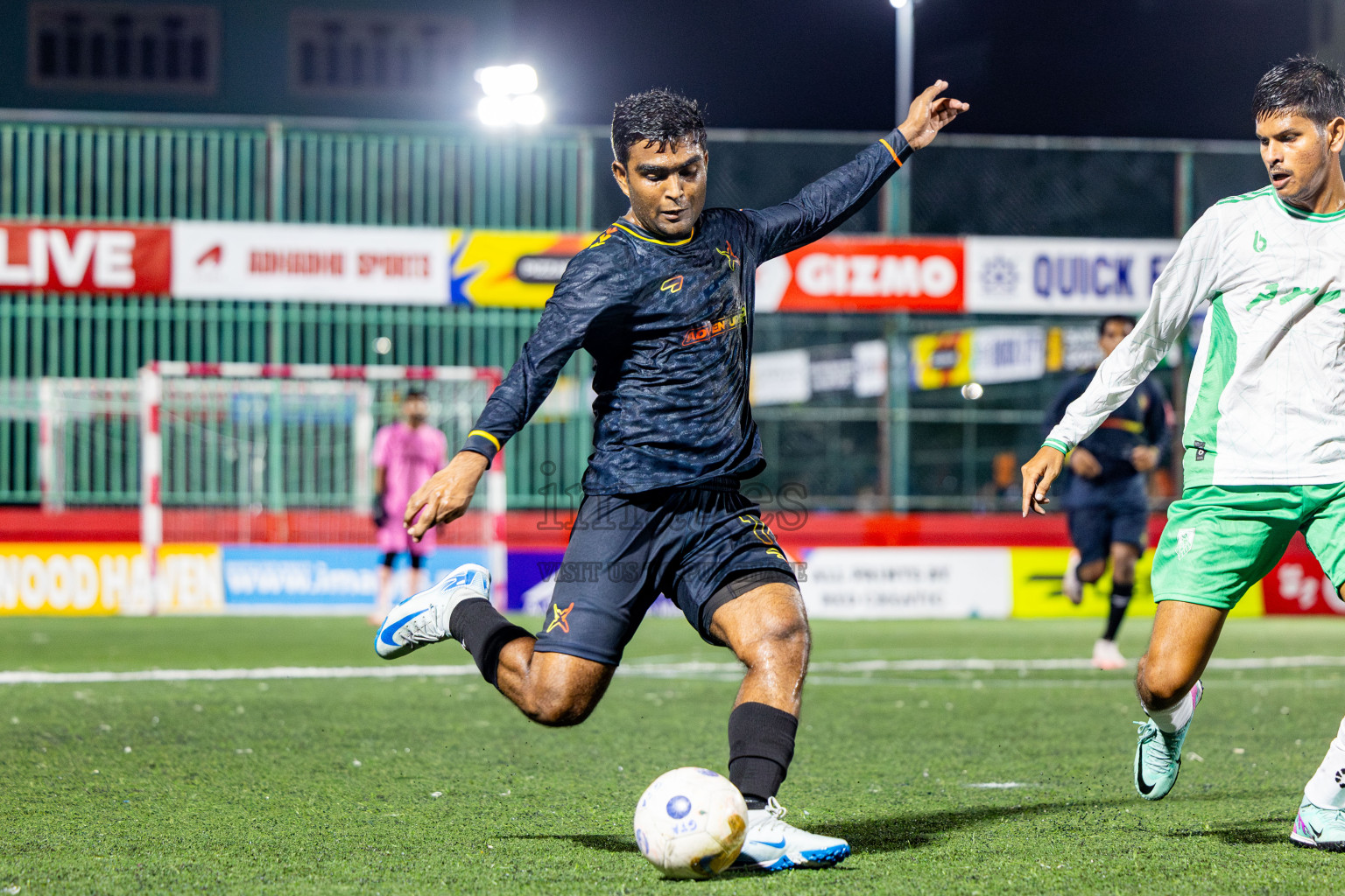 B Thulhaadhoo vs B Fehendhoo in Day 18 of Golden Futsal Challenge 2025 was held on Wednesday, 22nd January 2025, in Hulhumale', Maldives. Photos: Nausham Waheed / images.mv