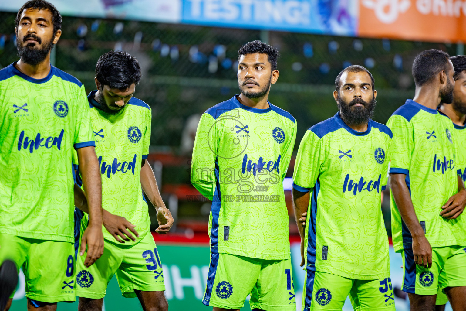 Customs rc vs Club Immigration in Club Maldives Cup 2024 held in Rehendi Futsal Ground, Hulhumale', Maldives on Wednesday, 2nd October 2024. Photos: Nausham Waheed / images.mv