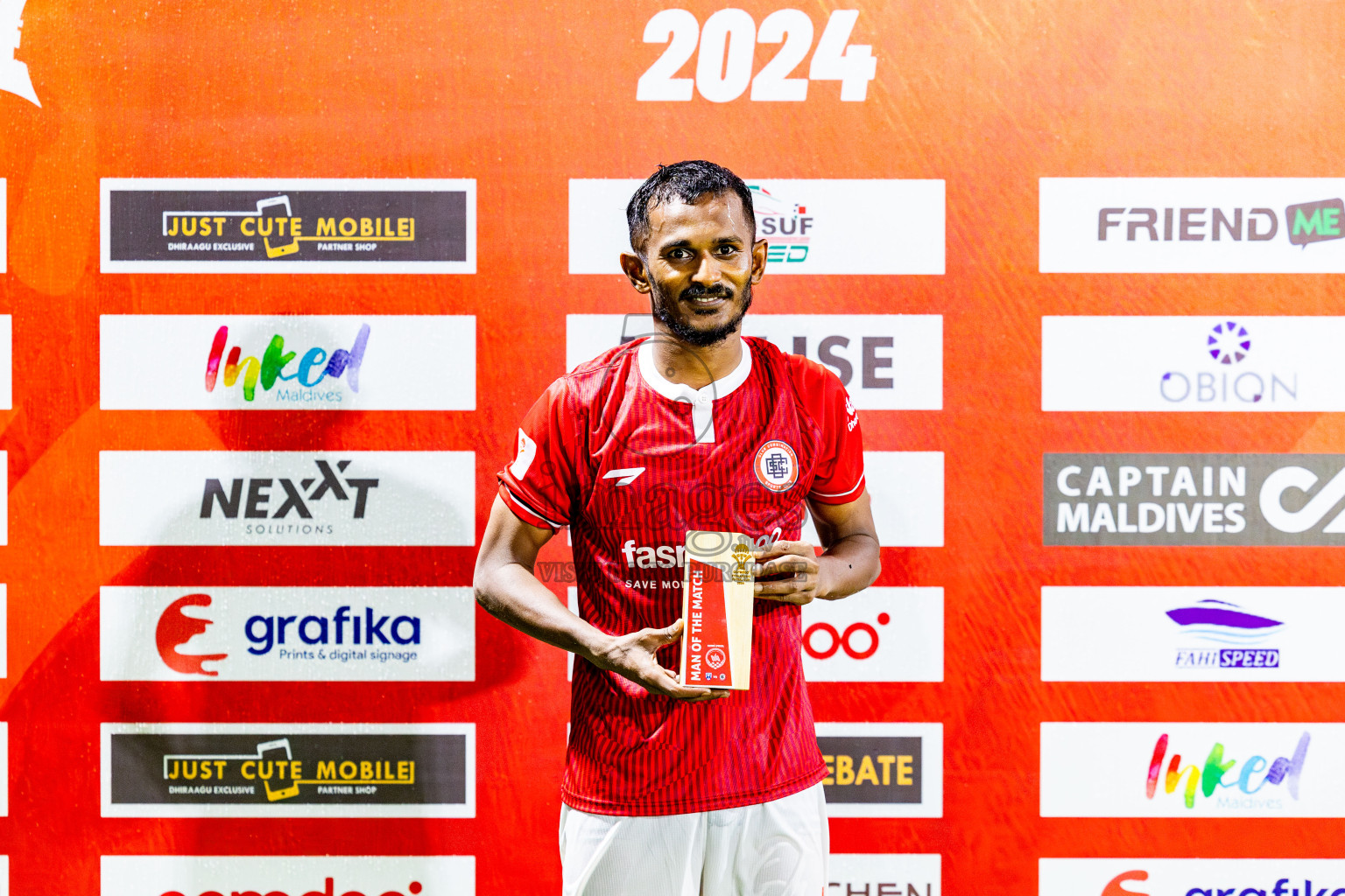 United V vs CC Sports Club in Semi Final of Eydhafushi Futsal Cup 2024 was held on Monday , 15th April 2024, in B Eydhafushi, Maldives Photos: Nausham Waheed / images.mv