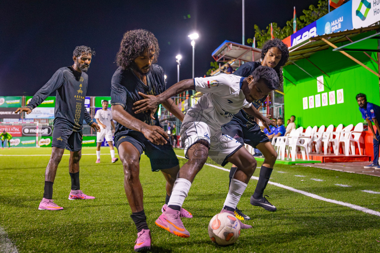 ARENA HOTELS vs CLUB RCC in Semi Finals of Milo Sector League 2025 was held in Rehendhi Futsal Ground, Hulhumale', Maldives on Saturday, 15th November 2025. Photos: Aeef Adam / images.mv