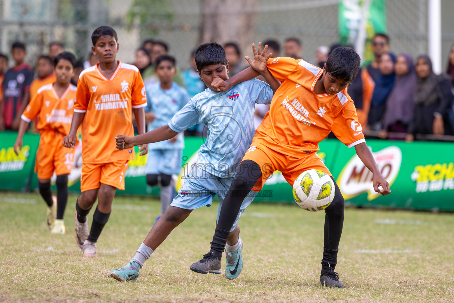Day 3 of MILO Academy Championship 2025 (U-12) was held at Henveiru Stadium in Male', Maldives on Saturday, 3rd May 2025. Photos: Ismail Thoriq / images.mv