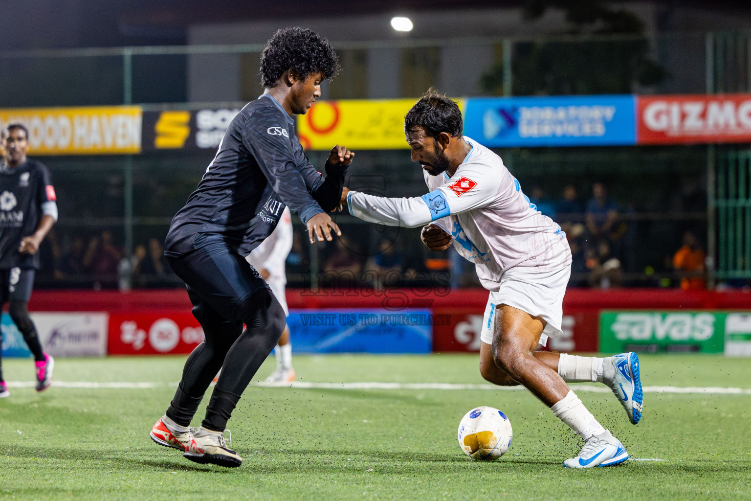 AA Thoddoo vs AA Ukulhas in Day 11 of Golden Futsal Challenge 2025 was held on Wednesday, 15th January 2025, in Hulhumale', Maldives Photos: Nausham Waheed / images.mv