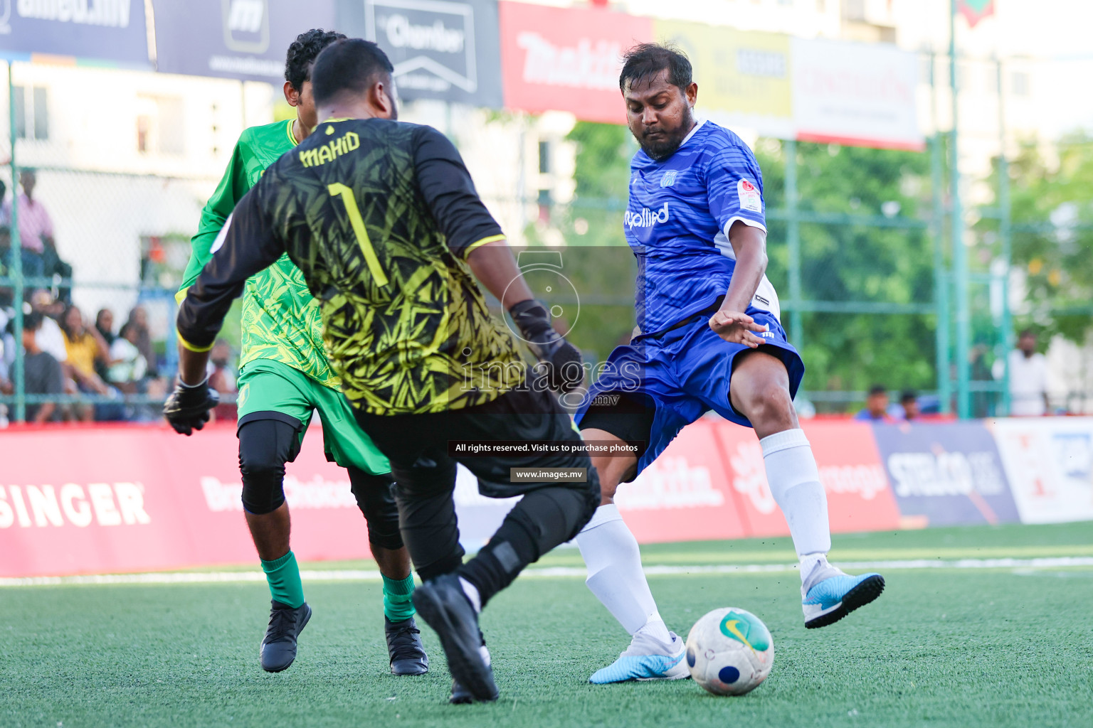 Team Allied vs Gas Club in Club Maldives Cup 2023 held in Hulhumale, Maldives, on Saturday, 22nd July 2023. Photos: Nausham Waheed / images.mv