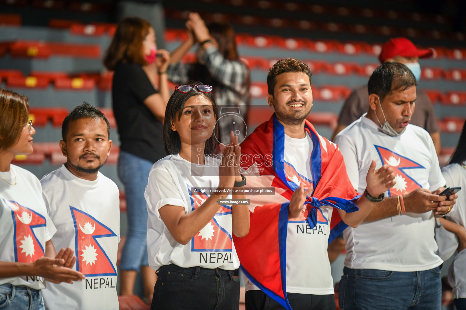 Nepal vs Sri Lanka in SAFF Championship 2021 held on 4th October 2021 in Galolhu National Stadium, Male', Maldives