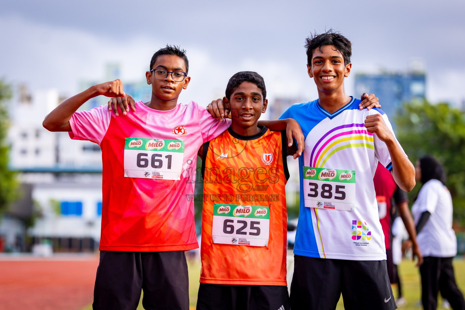 Day 5 of Inter-school Athletics Championship 2025 held in Ekuveni Synthetic Track, Male', Maldives on Saturday, 11th October 2025. Photos by: Nausham Waheed / Images.mv