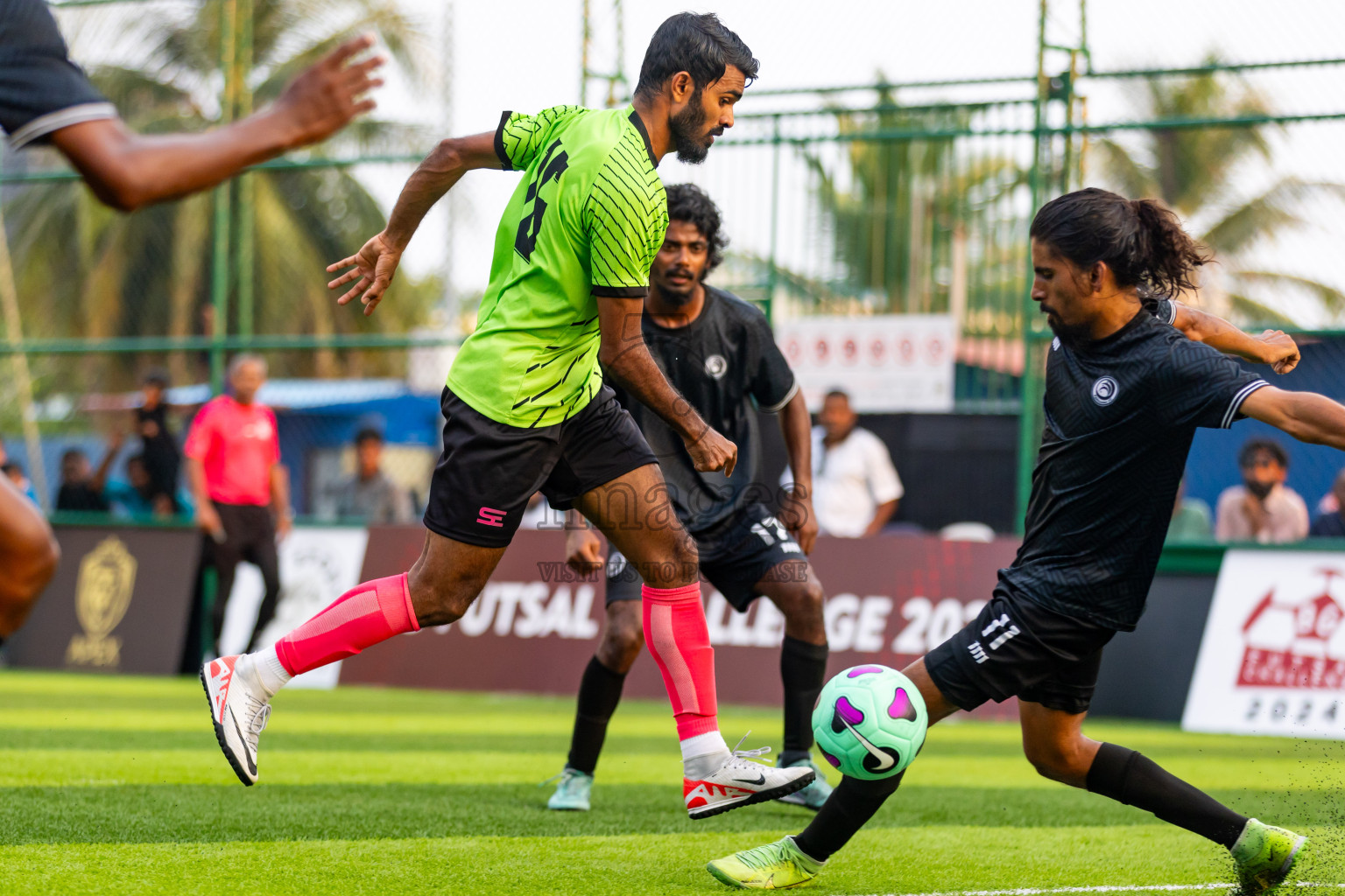 JJ Sports Clubvs Fasgandu SC in Day 1 of BG Futsal Challenge 2024 was held on Thursday, 12th March 2024, in Male', Maldives Photos: Nausham Waheed / images.mv