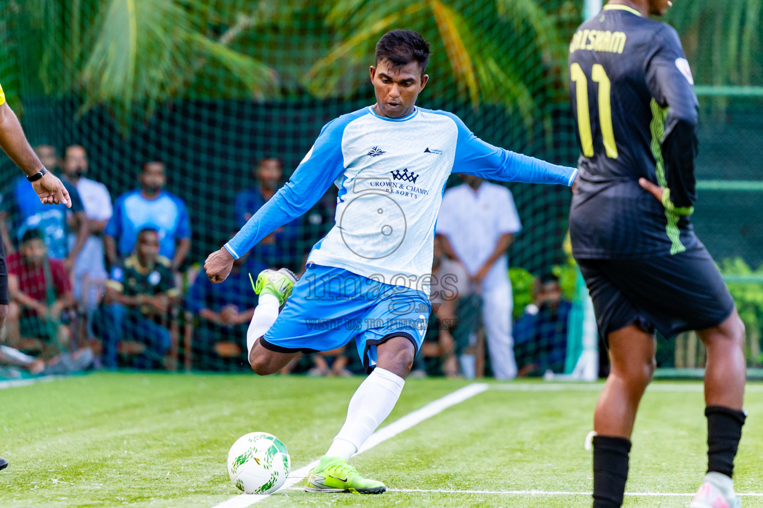 Lily Beach vs Vilamendhoo in Day 6 of Resort League 2025 (Ari Zone) was held on Wednesday, 25th June 2025 in Conrad Maldives Rangali Island, Alif Dhaalu Atoll, Maldives. Photos: Nausham Waheed / images.mv