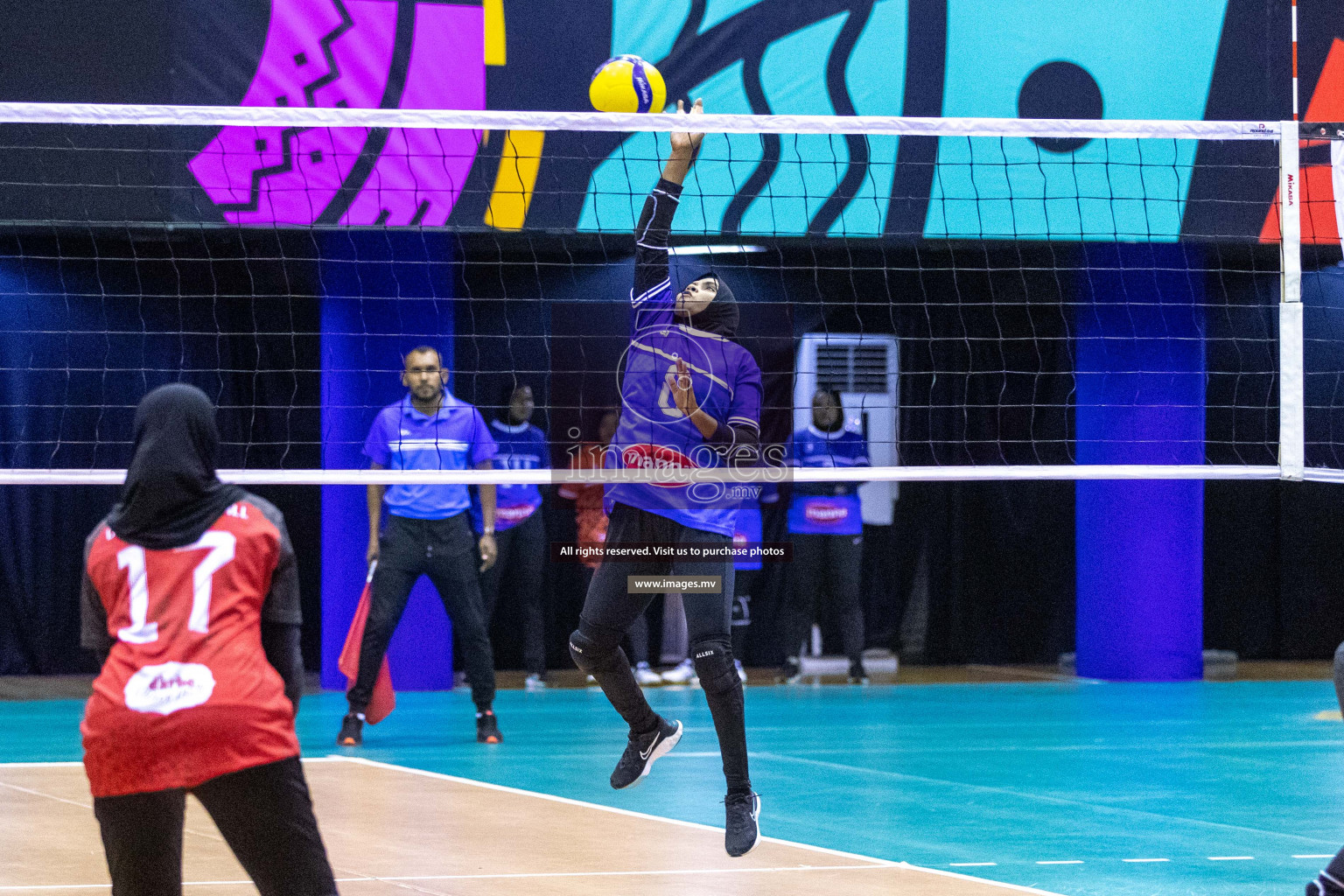 Volleyball Association Cup 2022-Women's Division-Match Day 1 was held in Male', Maldives on Tuesday, 24th May 2022.  Photos By: Ismail Thoriq / images.mv