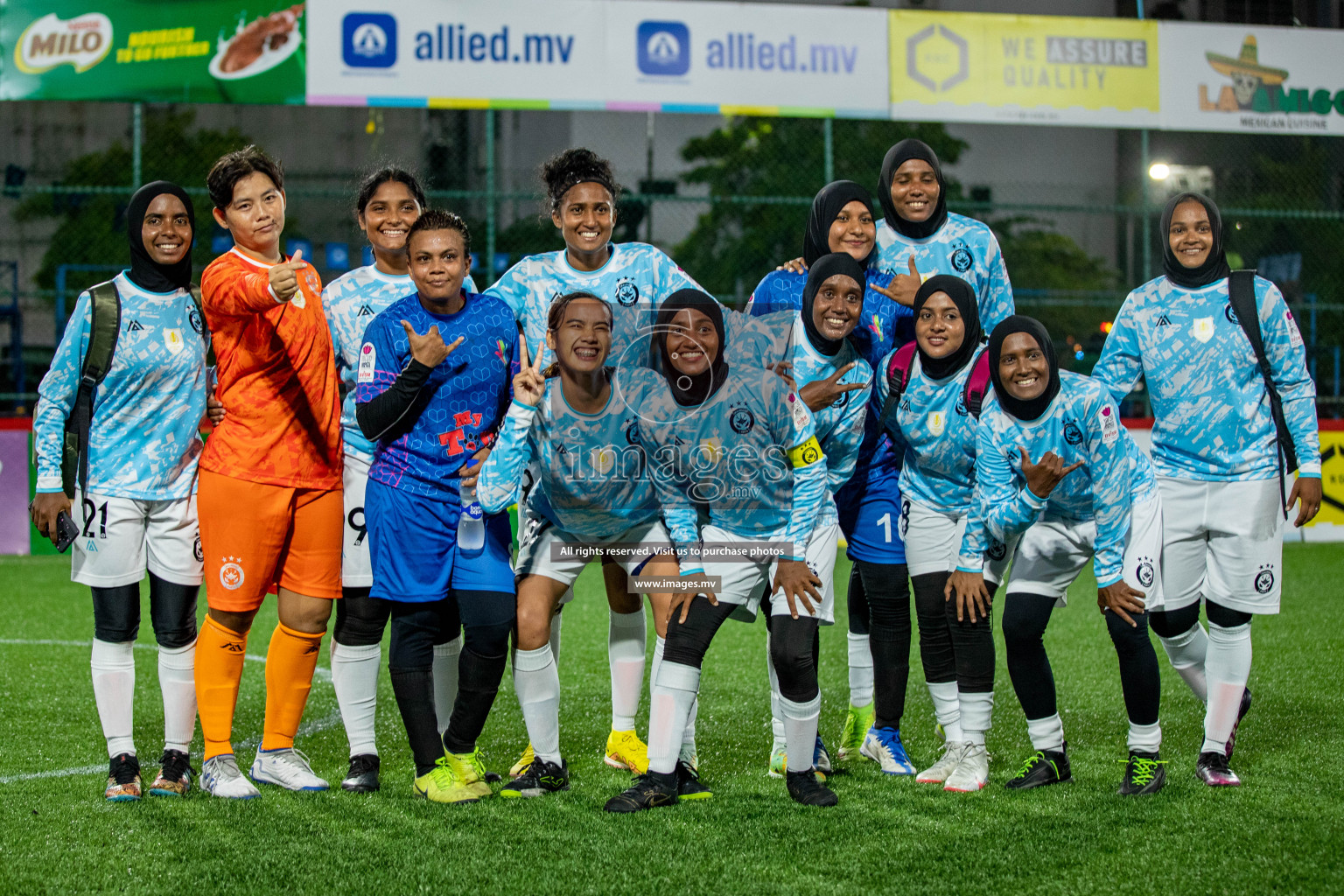 MPL vs Club MYS in Eighteen Thirty Women's Futsal Fiesta 2022 was held in Hulhumale', Maldives on Monday, 21st October 2022. Photos: Hassan Simah / images.mv