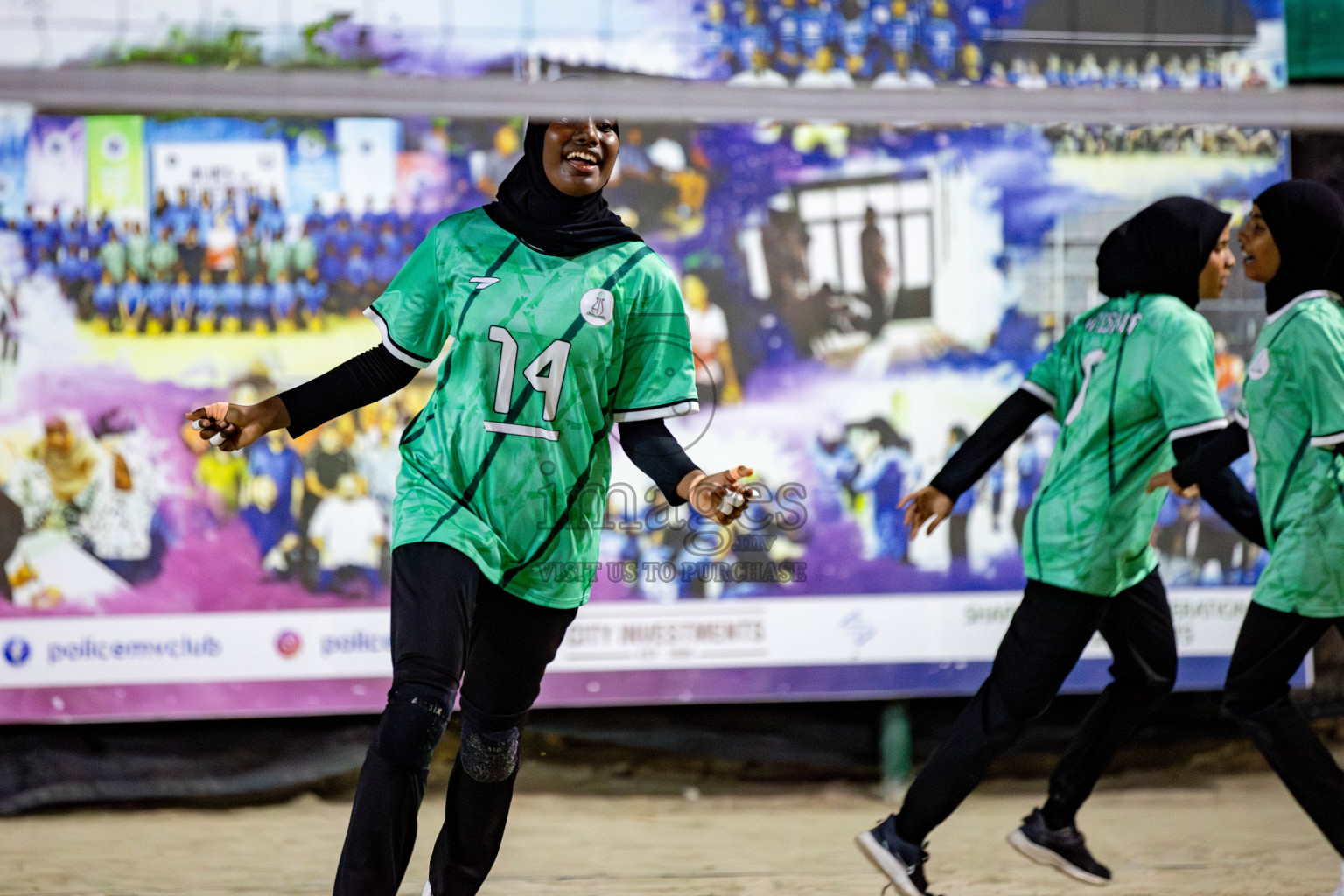 U19 Male and Atoll Girl's Finals in Day 9 of Interschool Volleyball Tournament 2024 was held in ABC Court at Male', Maldives on Saturday, 30th November 2024. Photos: Hassan Simah / images.mv