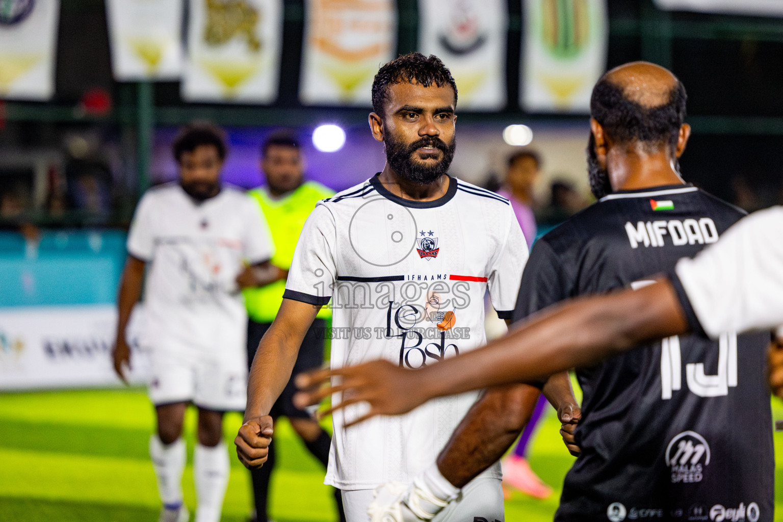 Ifhaams vs Dee Cee Jay SC in Final of Laamehi Dhiggaru Ekuveri Futsal Challenge 2025 was held on Tuesday, 29th July 2025, at Dhiggaru Futsal Ground, Dhiggaru, Maldives Photos: Nausham Waheed  / images.mv