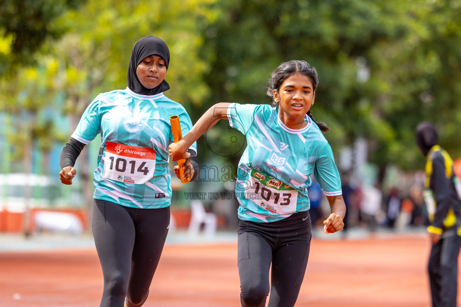 Day 6 of Inter-school Athletics Championship 2025 held in Ekuveni Synthetic Track, Male', Maldives on Sunday, 12th October 2025. Photos by: Ismail Thoriq / Images.mv