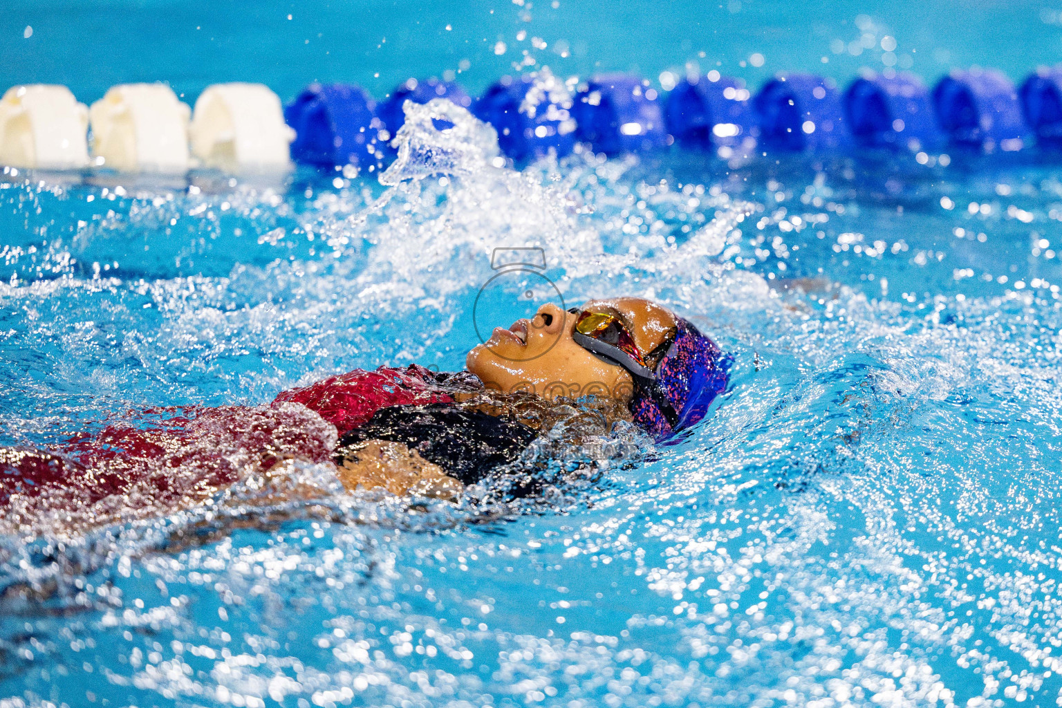 Day 4 of National Swimming Championship 2024 held in Hulhumale', Maldives on Monday, 16th December 2024. Photos: Hassan Simah / images.mv