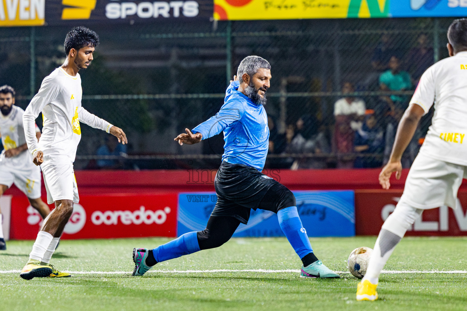 HDh Hanimaadhoo vs HDh Finey in Day 17 of Golden Futsal Challenge 2025 was held on Tuesday, 21st January 2025, in Hulhumale', Maldives. Photos: Nausham Waheed / images.mv