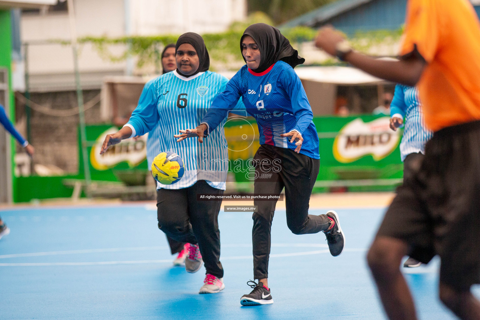 Milo 8th National Handball Tournament Day3, 17th December 2021, at Handball Ground, Male', Maldives. Photos by Shuu Abdul Sattar